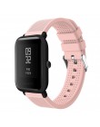 20mm silikonowy pasek do zegarka dla Xiaomi Huami Amazfit Bip BIT tempo lite młodzieży inteligentny Watchband bransoletka sporto