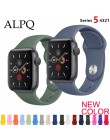 Pasek ALPQ do Apple WatchBand 38 42mm 40 44mm silikonowe oficjalne kolory pasek pasek bransoletka Correa do serii iWatch 5 4 3 2