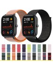 Nylonowy pasek 20mm dla Amazfit gts w punkcie kontroli granicznej pasek do smart watcha pętli nylonowej tkania dla Amazfit Bip t