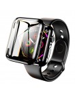 Ochronne na ekran pokrywa dla apple watch 5/4/3/2 iwatch pasek do apple watch 44mm 40mm 42mm 38mm, odporna na wstrząsy akcesoria