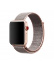 Lekkie oddychające nylonowe sportowe taśmy sportowe 44mm 40mm do zegarka Apple Series 5 4 3 2 1 42MM 38MM iWatch watchband Sport