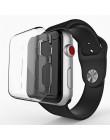 Nowy 1 sztuk przezroczysta ramka Case wyczyść Ultra cienkie ochronne twarde etui na komputer do Apple Watch Series 3 2 1 iwatch 