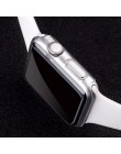 Nowy 1 sztuk przezroczysta ramka Case wyczyść Ultra cienkie ochronne twarde etui na komputer do Apple Watch Series 3 2 1 iwatch 