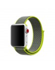 Lekkie oddychające nylonowe sportowe taśmy sportowe 44mm 40mm do zegarka Apple Series 5 4 3 2 1 42MM 38MM iWatch watchband Sport