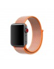 Lekkie oddychające nylonowe sportowe taśmy sportowe 44mm 40mm do zegarka Apple Series 5 4 3 2 1 42MM 38MM iWatch watchband Sport