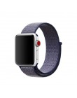 Lekkie oddychające nylonowe sportowe taśmy sportowe 44mm 40mm do zegarka Apple Series 5 4 3 2 1 42MM 38MM iWatch watchband Sport