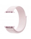 Lekkie oddychające nylonowe sportowe taśmy sportowe 44mm 40mm do zegarka Apple Series 5 4 3 2 1 42MM 38MM iWatch watchband Sport