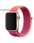 Pasek nylonowy do zegarka apple 5 4 pasek 44mm/40mm zegarek apple pulseira 42mm/38mm iwatch seria 5/4/3/2 kolorowe złącze watchb