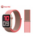 Pasek nylonowy do zegarka apple 5 4 pasek 44mm/40mm zegarek apple pulseira 42mm/38mm iwatch seria 5/4/3/2 kolorowe złącze watchb