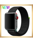 Pasek nylonowy do zegarka apple 5 4 pasek 44mm/40mm zegarek apple pulseira 42mm/38mm iwatch seria 5/4/3/2 kolorowe złącze watchb