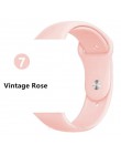 Pasek ALPQ do Apple WatchBand 38 42mm 40 44mm silikonowe oficjalne kolory pasek pasek bransoletka Correa do serii iWatch 5 4 3 2