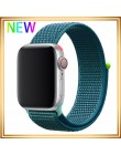 Pasek nylonowy do zegarka apple 5 4 pasek 44mm/40mm zegarek apple pulseira 42mm/38mm iwatch seria 5/4/3/2 kolorowe złącze watchb