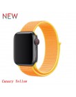 Pasek nylonowy do zegarka apple 5 4 pasek 44mm/40mm zegarek apple pulseira 42mm/38mm iwatch seria 5/4/3/2 kolorowe złącze watchb