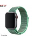 Pasek nylonowy do zegarka apple 5 4 pasek 44mm/40mm zegarek apple pulseira 42mm/38mm iwatch seria 5/4/3/2 kolorowe złącze watchb