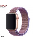 Pasek nylonowy do zegarka apple 5 4 pasek 44mm/40mm zegarek apple pulseira 42mm/38mm iwatch seria 5/4/3/2 kolorowe złącze watchb