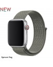 Pasek nylonowy do zegarka apple 5 4 pasek 44mm/40mm zegarek apple pulseira 42mm/38mm iwatch seria 5/4/3/2 kolorowe złącze watchb