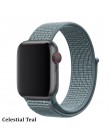 Pasek nylonowy do zegarka apple 5 4 pasek 44mm/40mm zegarek apple pulseira 42mm/38mm iwatch seria 5/4/3/2 kolorowe złącze watchb