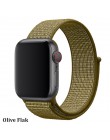 Pasek nylonowy do zegarka apple 5 4 pasek 44mm/40mm zegarek apple pulseira 42mm/38mm iwatch seria 5/4/3/2 kolorowe złącze watchb