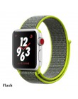 Pasek nylonowy do zegarka apple 5 4 pasek 44mm/40mm zegarek apple pulseira 42mm/38mm iwatch seria 5/4/3/2 kolorowe złącze watchb