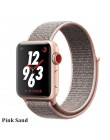 Pasek nylonowy do zegarka apple 5 4 pasek 44mm/40mm zegarek apple pulseira 42mm/38mm iwatch seria 5/4/3/2 kolorowe złącze watchb