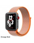 Pasek nylonowy do zegarka apple 5 4 pasek 44mm/40mm zegarek apple pulseira 42mm/38mm iwatch seria 5/4/3/2 kolorowe złącze watchb