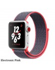 Pasek nylonowy do zegarka apple 5 4 pasek 44mm/40mm zegarek apple pulseira 42mm/38mm iwatch seria 5/4/3/2 kolorowe złącze watchb