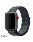 Pasek nylonowy do zegarka apple 5 4 pasek 44mm/40mm zegarek apple pulseira 42mm/38mm iwatch seria 5/4/3/2 kolorowe złącze watchb