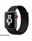 Pasek nylonowy do zegarka apple 5 4 pasek 44mm/40mm zegarek apple pulseira 42mm/38mm iwatch seria 5/4/3/2 kolorowe złącze watchb