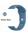 Pasek ALPQ do Apple WatchBand 38 42mm 40 44mm silikonowe oficjalne kolory pasek pasek bransoletka Correa do serii iWatch 5 4 3 2