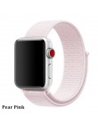 Pasek nylonowy do zegarka apple 5 4 pasek 44mm/40mm zegarek apple pulseira 42mm/38mm iwatch seria 5/4/3/2 kolorowe złącze watchb