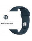 Pasek ALPQ do Apple WatchBand 38 42mm 40 44mm silikonowe oficjalne kolory pasek pasek bransoletka Correa do serii iWatch 5 4 3 2