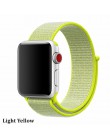 Pasek nylonowy do zegarka apple 5 4 pasek 44mm/40mm zegarek apple pulseira 42mm/38mm iwatch seria 5/4/3/2 kolorowe złącze watchb