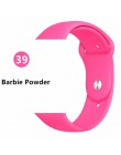 Pasek ALPQ do Apple WatchBand 38 42mm 40 44mm silikonowe oficjalne kolory pasek pasek bransoletka Correa do serii iWatch 5 4 3 2