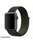 Pasek nylonowy do zegarka apple 5 4 pasek 44mm/40mm zegarek apple pulseira 42mm/38mm iwatch seria 5/4/3/2 kolorowe złącze watchb