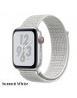 Pasek nylonowy do zegarka apple 5 4 pasek 44mm/40mm zegarek apple pulseira 42mm/38mm iwatch seria 5/4/3/2 kolorowe złącze watchb