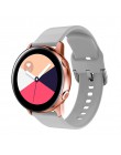 20mm pasek do Samsung Galaxy aktywny 2 40mm 44mm S2 klasyczny zespół amazfit bip/BIP lite/gts/GTR 42mm zegarek zespół silikonowa