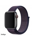 Pasek nylonowy do zegarka apple 5 4 pasek 44mm/40mm zegarek apple pulseira 42mm/38mm iwatch seria 5/4/3/2 kolorowe złącze watchb