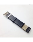 MEIHANGHUI Watchband skórzany czarny ciemny brązowy zegarek pasek 16mm 18mm 20mm 22mm 24mm pasek zamienny polerowany ze sprzączk