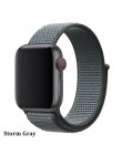 Pasek nylonowy do zegarka apple 5 4 pasek 44mm/40mm zegarek apple pulseira 42mm/38mm iwatch seria 5/4/3/2 kolorowe złącze watchb