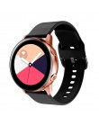 20mm pasek do Samsung Galaxy aktywny 2 40mm 44mm S2 klasyczny zespół amazfit bip/BIP lite/gts/GTR 42mm zegarek zespół silikonowa