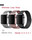 Milanese Loop bransoletka magnetyczna pasek do iwatch 4 5 40mm 44mm opaska ze stali nierdzewnej do Apple Watch Band seria 1 2 3 