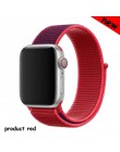 Pasek nylonowy do zegarka apple 5 4 pasek 44mm/40mm zegarek apple pulseira 42mm/38mm iwatch seria 5/4/3/2 kolorowe złącze watchb