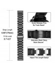 22mm/20mm Watchband Samsung GearLuxury stal nierdzewna biznes wymiana paska od zegarka pasek do Samsung Galaxy zegarek 42mm/46mm