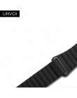 URVOI skórzany pasek dla apple watch serii 5 4 3 2 1 pasek do iwatch 40 44mm miękkie bransoletka z ekologicznej skóry z klamra m