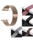 Dla pasek do apple watch 4 3 pasek do iwatch 42mm 38mm 44mm 40mm Milanese dla pasek do iwatch serii s 4/3/2/1 akcesoria bransole