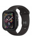 Wytrzymałe opancerzenie gumowa obudowa do Apple Watch 4 3 2 1 40MM 44MM ochronna TPU mocna osłona zabezpieczenie ekranu dla Iwat