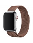 Milanese taśma metalowa 44 40 mm dla I watch seria 5 4 zespoły różowe złoto Apple Watch seria 3 zegarek ze stali nierdzewnej pas