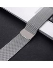 Milanese Loop bransoletka magnetyczna pasek do iwatch 4 5 40mm 44mm opaska ze stali nierdzewnej do Apple Watch Band seria 1 2 3 