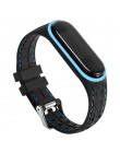 Dla Mi Band 4 3 pasek silikonowy pasek na rękę dla Xiaomi Mi Band 3 4 bransoletka Miband 3 4 NFC akcesoria inteligentny Mi band4