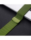 Milanese Loop bransoletka magnetyczna pasek do iwatch 4 5 40mm 44mm opaska ze stali nierdzewnej do Apple Watch Band seria 1 2 3 